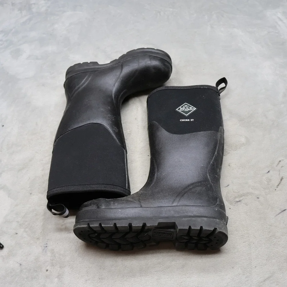 Muck Mens 6M Work Boots Black Chore Classic 16